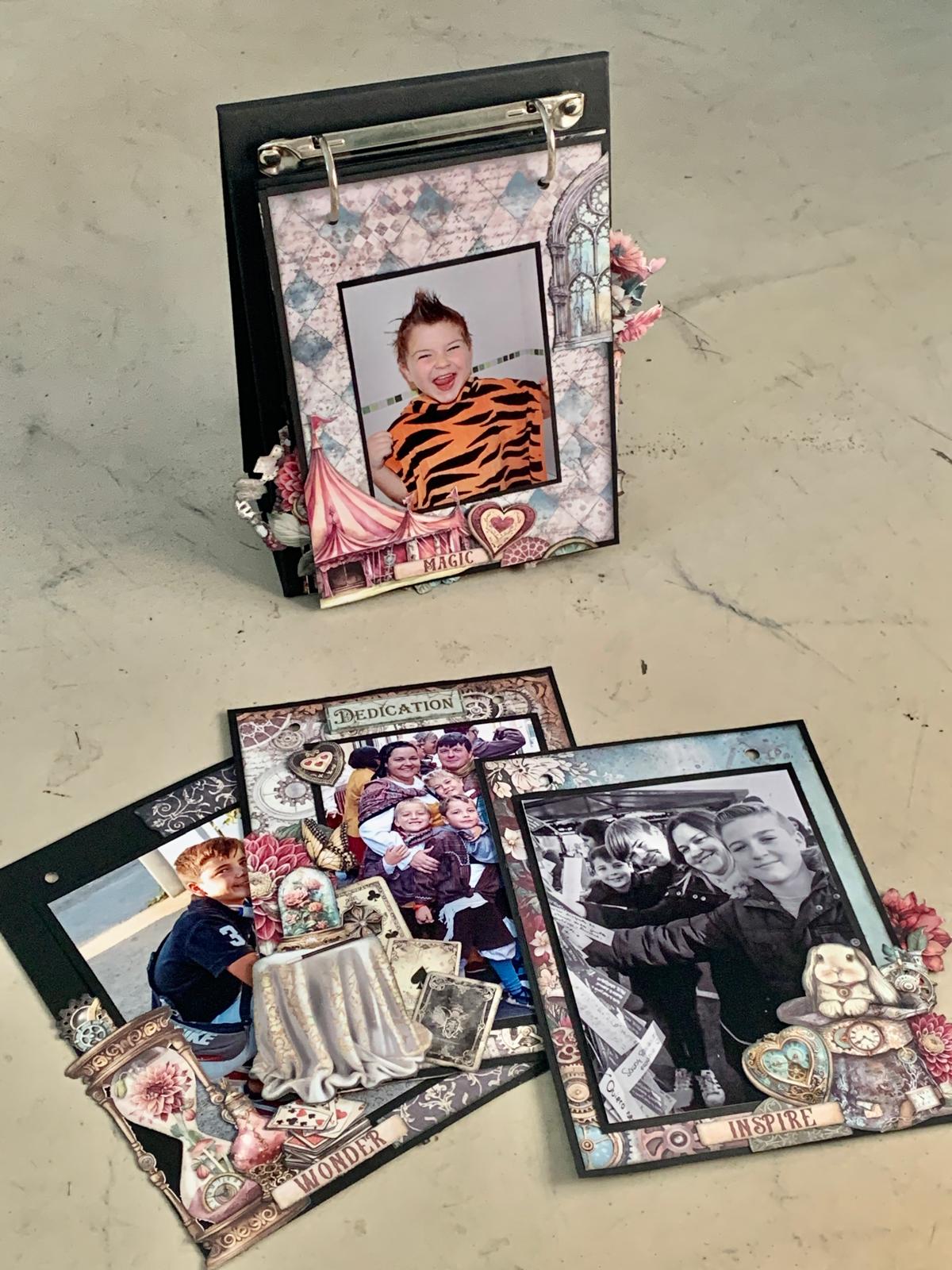 Portafotos scrapbooking